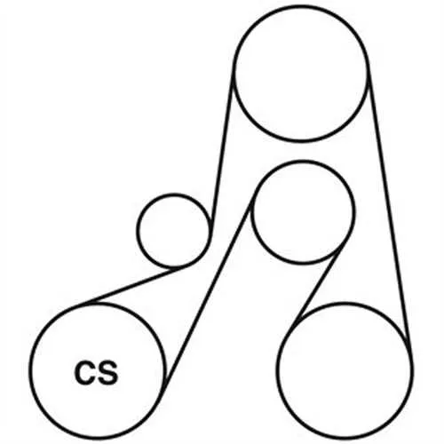 2006 volvo xc90 serpentine belt diagram