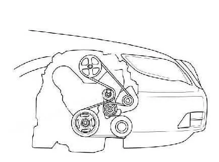 2007 acura mdx serpentine belt diagram