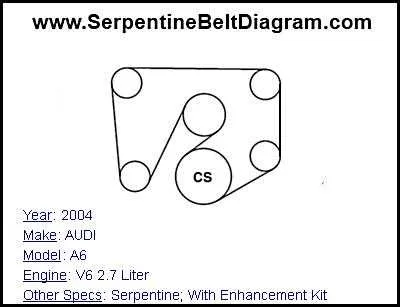 2007 chevy uplander serpentine belt diagram