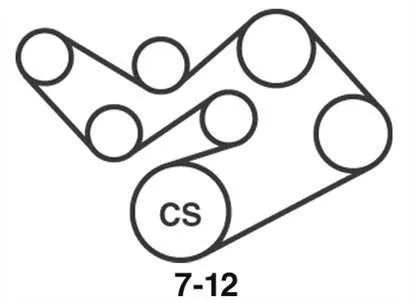 2007 ford focus serpentine belt diagram