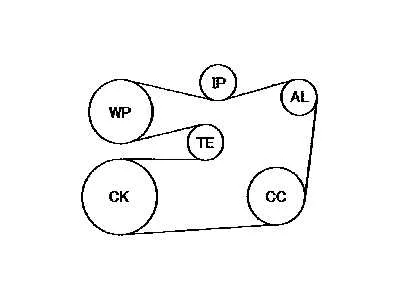 2007 lexus rx 350 serpentine belt diagram