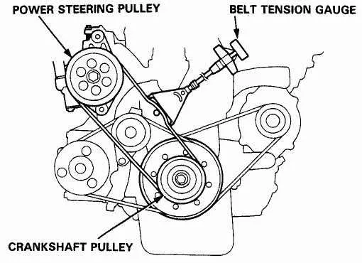 2007 scion tc belt diagram