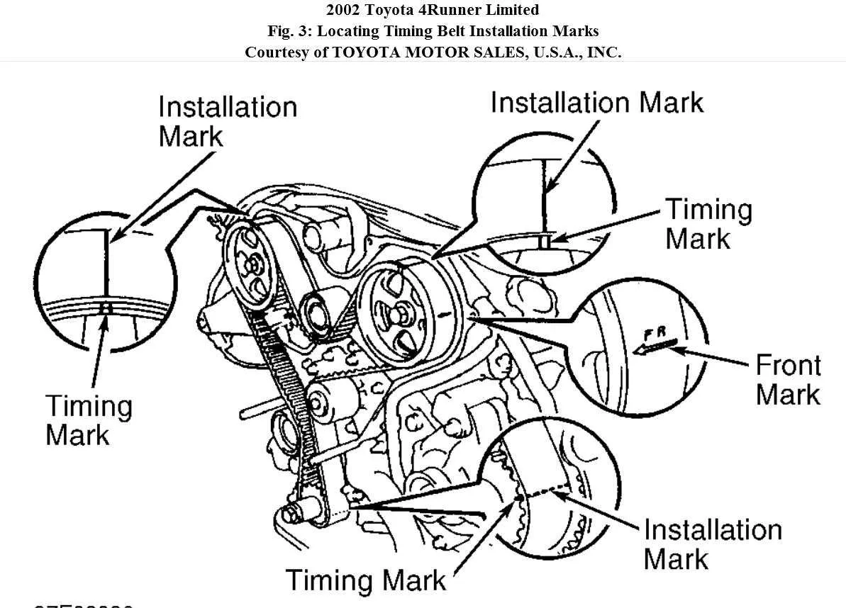 2007 toyota tacoma belt diagram