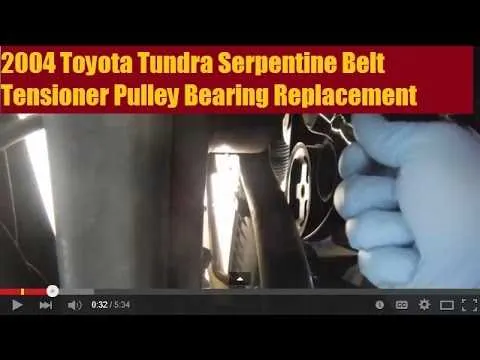 2007 toyota tundra serpentine belt diagram