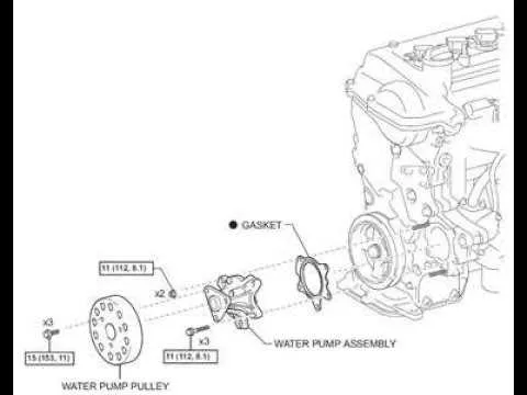 2007 toyota yaris belt diagram