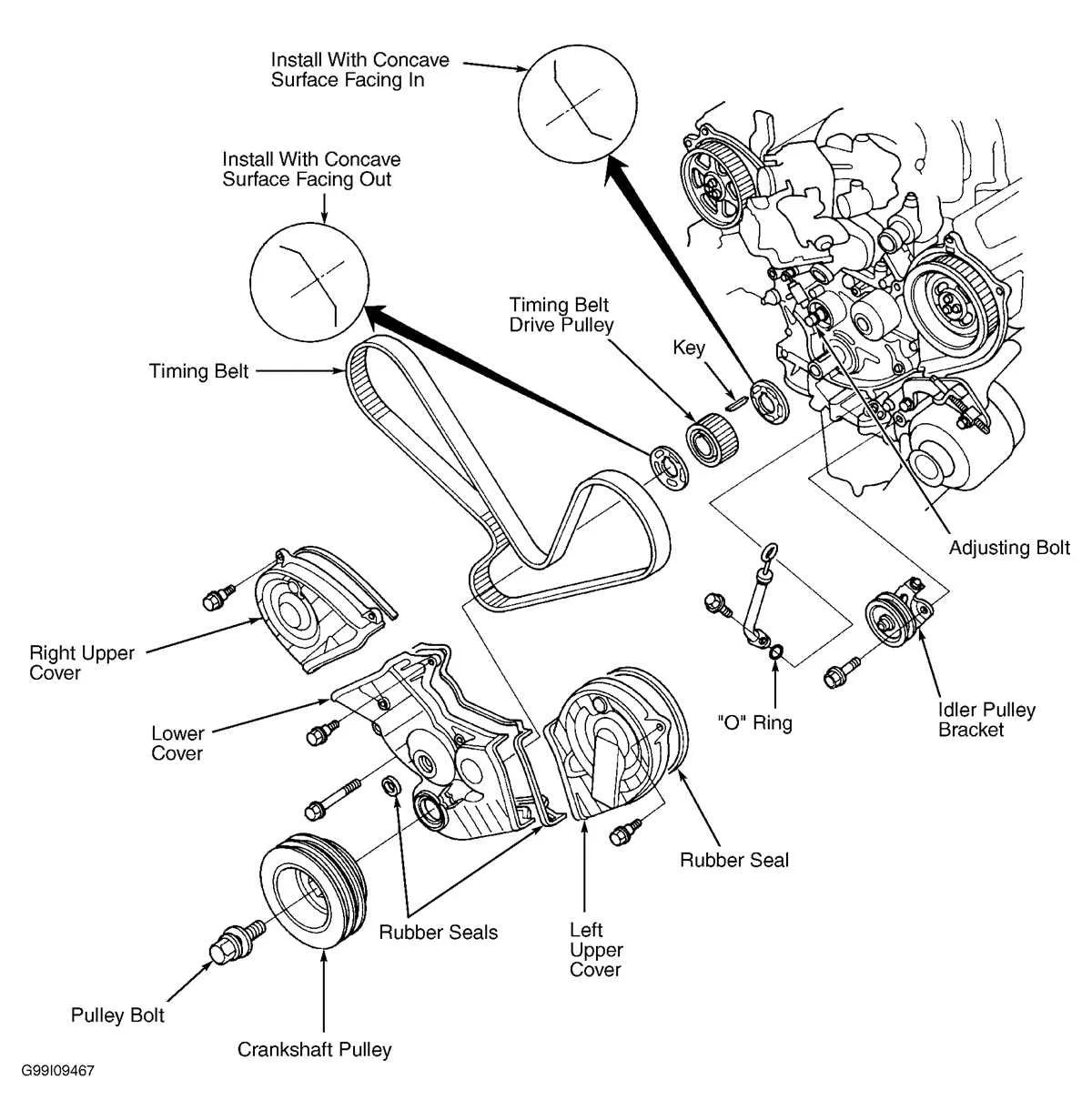 2007 acura mdx belt diagram