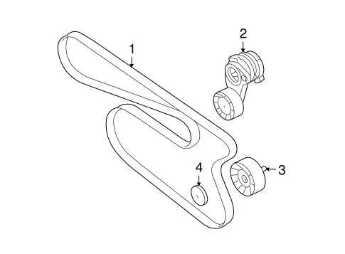 2007 bmw 525i serpentine belt diagram