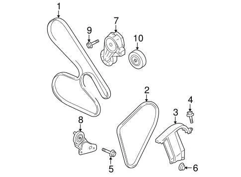 2007 cadillac dts serpentine belt diagram
