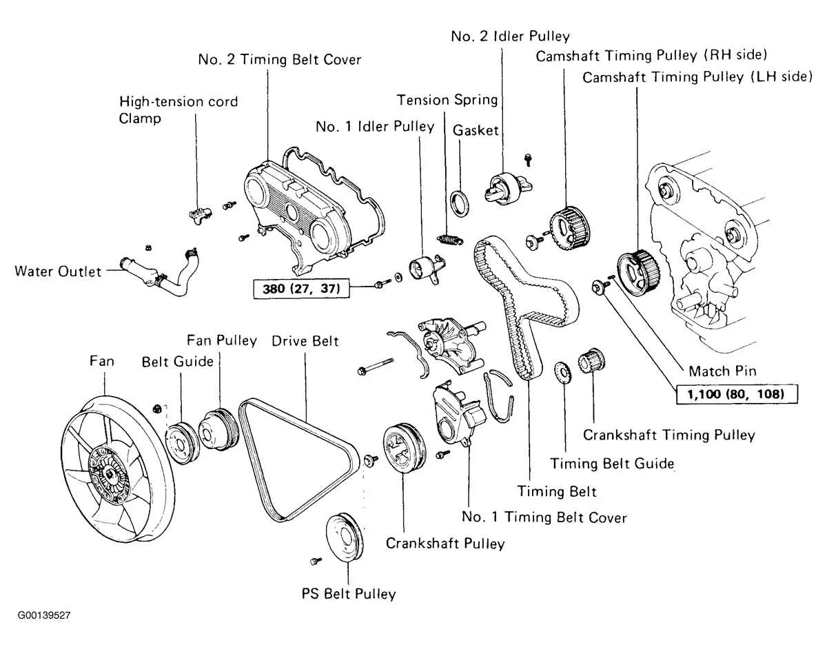 2007 camry belt diagram