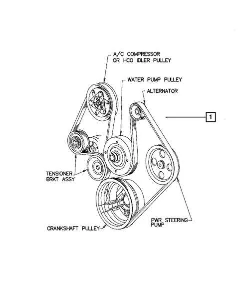 2007 dodge ram 1500 belt diagram