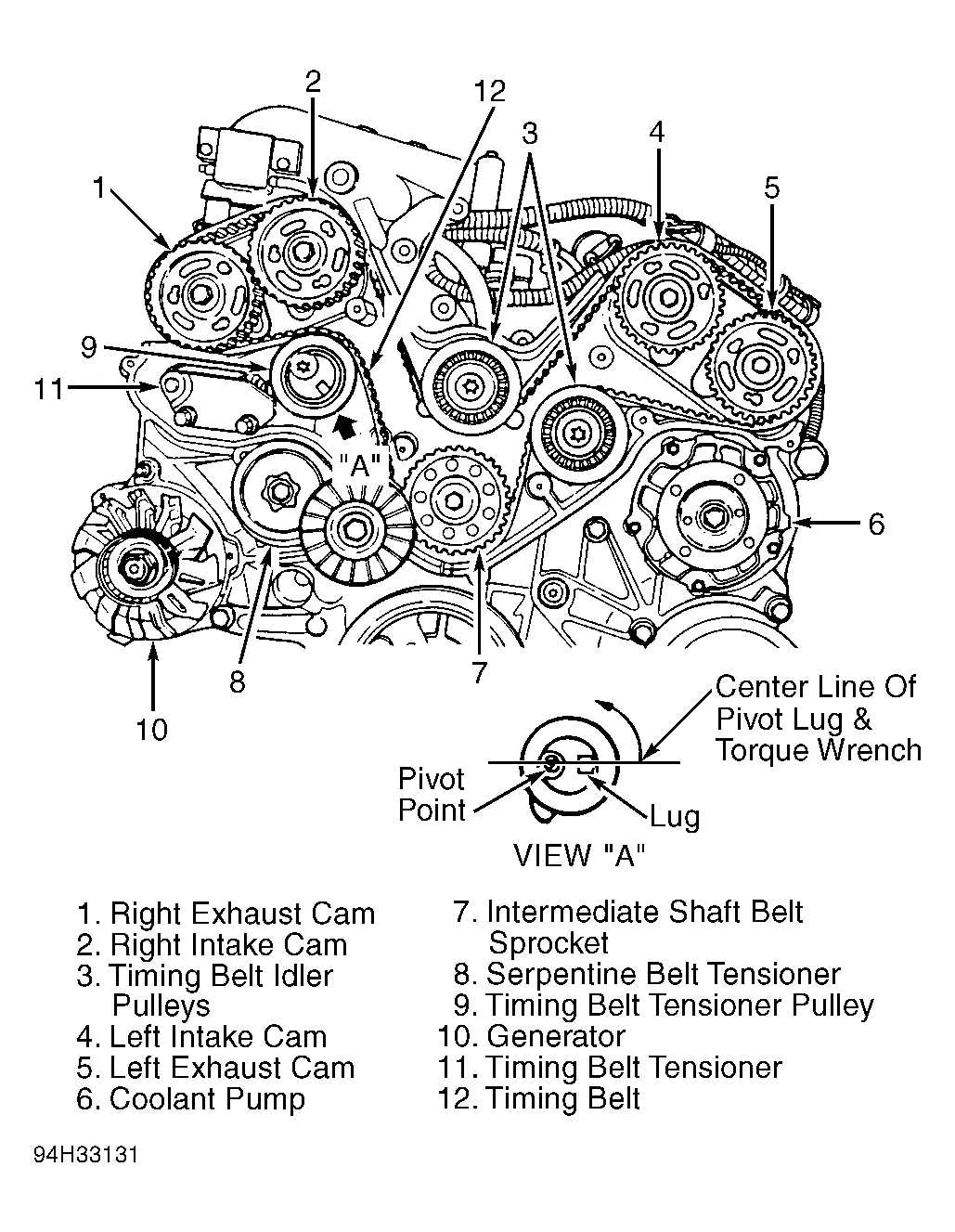 2007 grand prix belt diagram