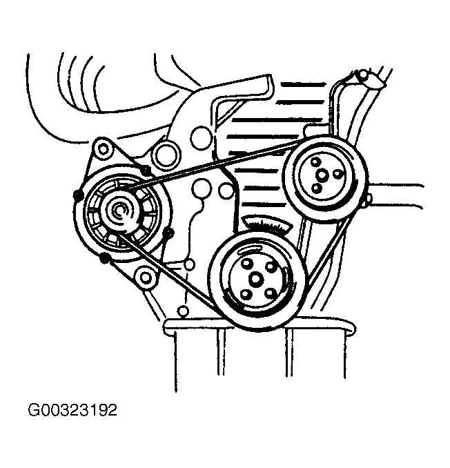 2007 kia spectra belt diagram