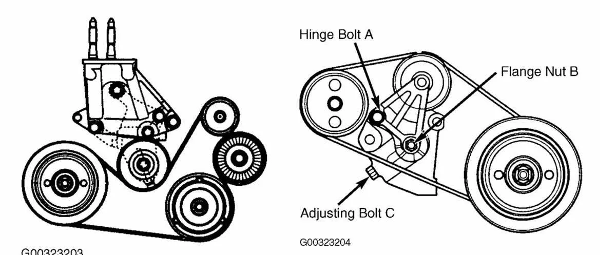2007 kia spectra belt diagram