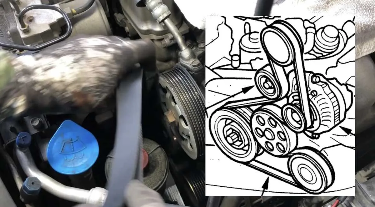 2008 acura mdx serpentine belt diagram