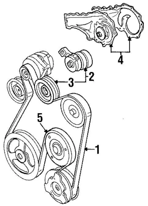2008 buick lucerne serpentine belt diagram