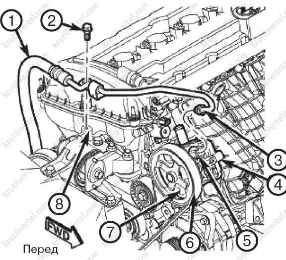 2008 dodge avenger belt diagram