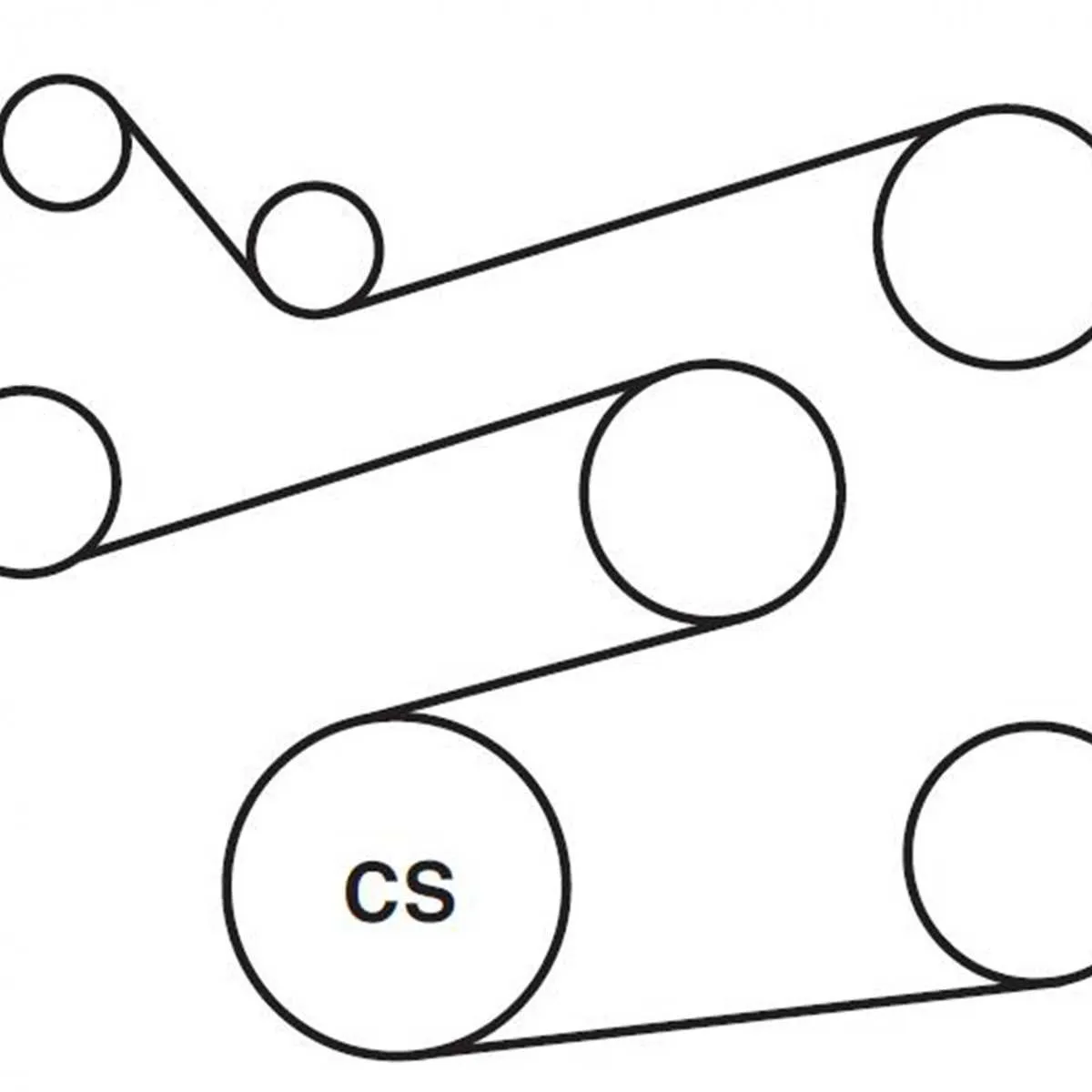 2008 ford escape serpentine belt diagram
