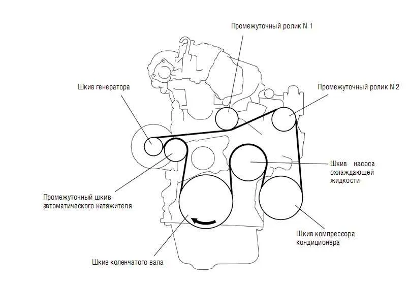 2008 rav4 belt diagram