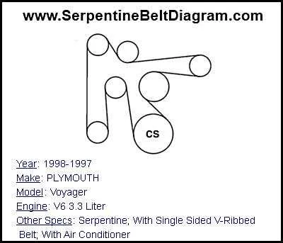 2008 serpentine belt diagram