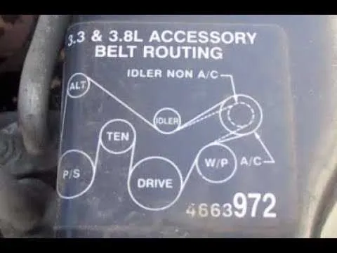 2008 town and country serpentine belt diagram