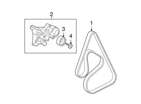 2008 buick lucerne serpentine belt diagram