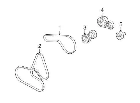 2008 cadillac cts serpentine belt diagram