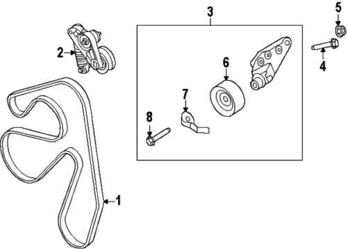 2008 ford edge belt diagram