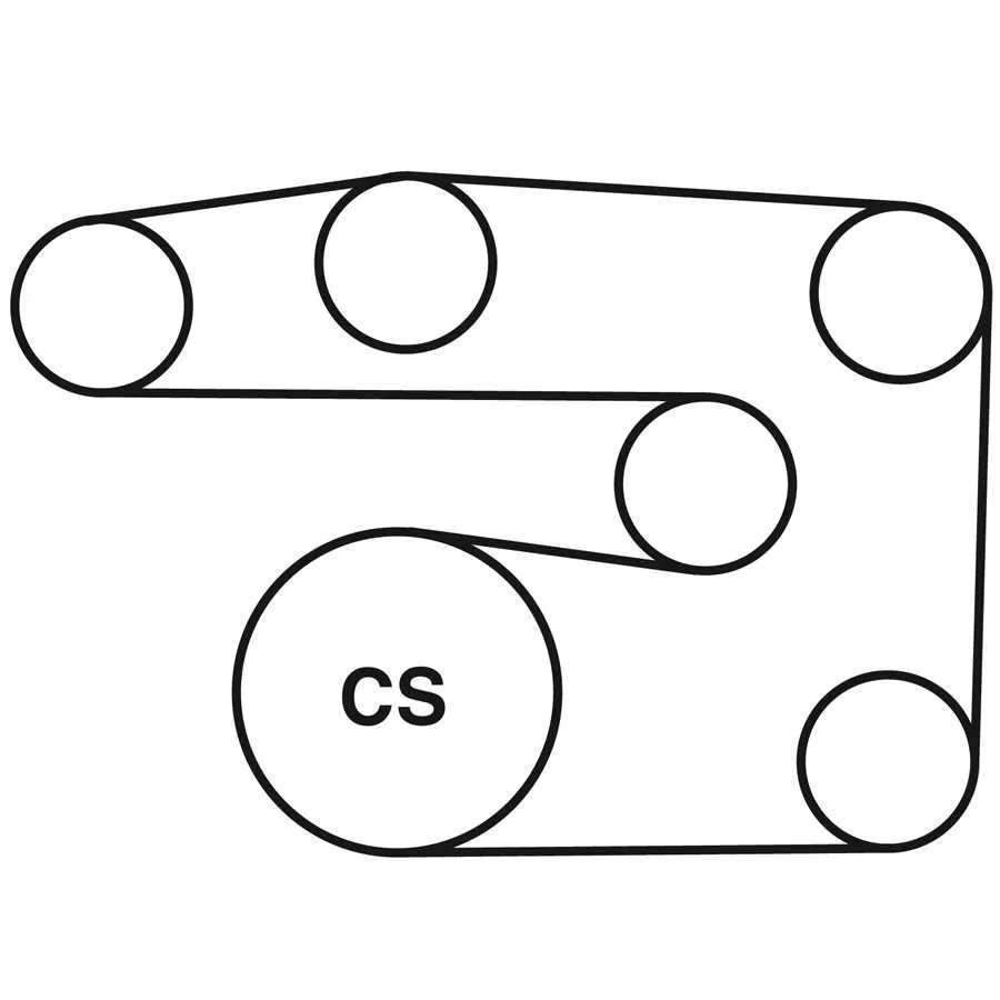 2008 mazda 3 serpentine belt diagram