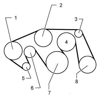 2008 toyota tundra 5.7 belt diagram