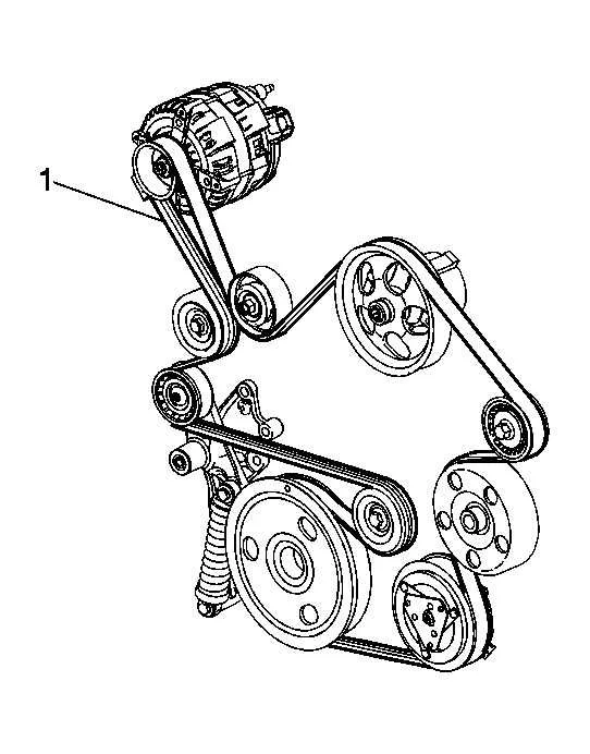2009 chevy impala 3.5 belt diagram