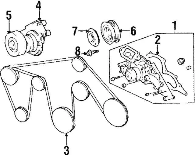 2009 lexus es 350 serpentine belt diagram