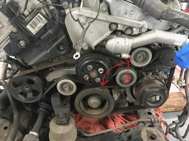 2009 toyota camry 2.4 belt diagram