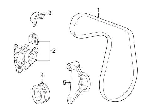 2009 camry serpentine belt diagram