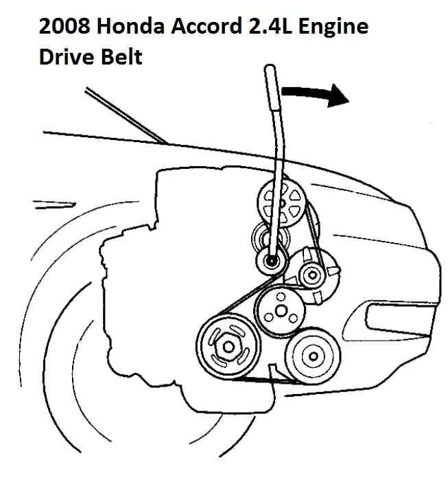 2009 honda civic belt diagram