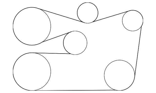 2009 lexus rx 350 serpentine belt diagram