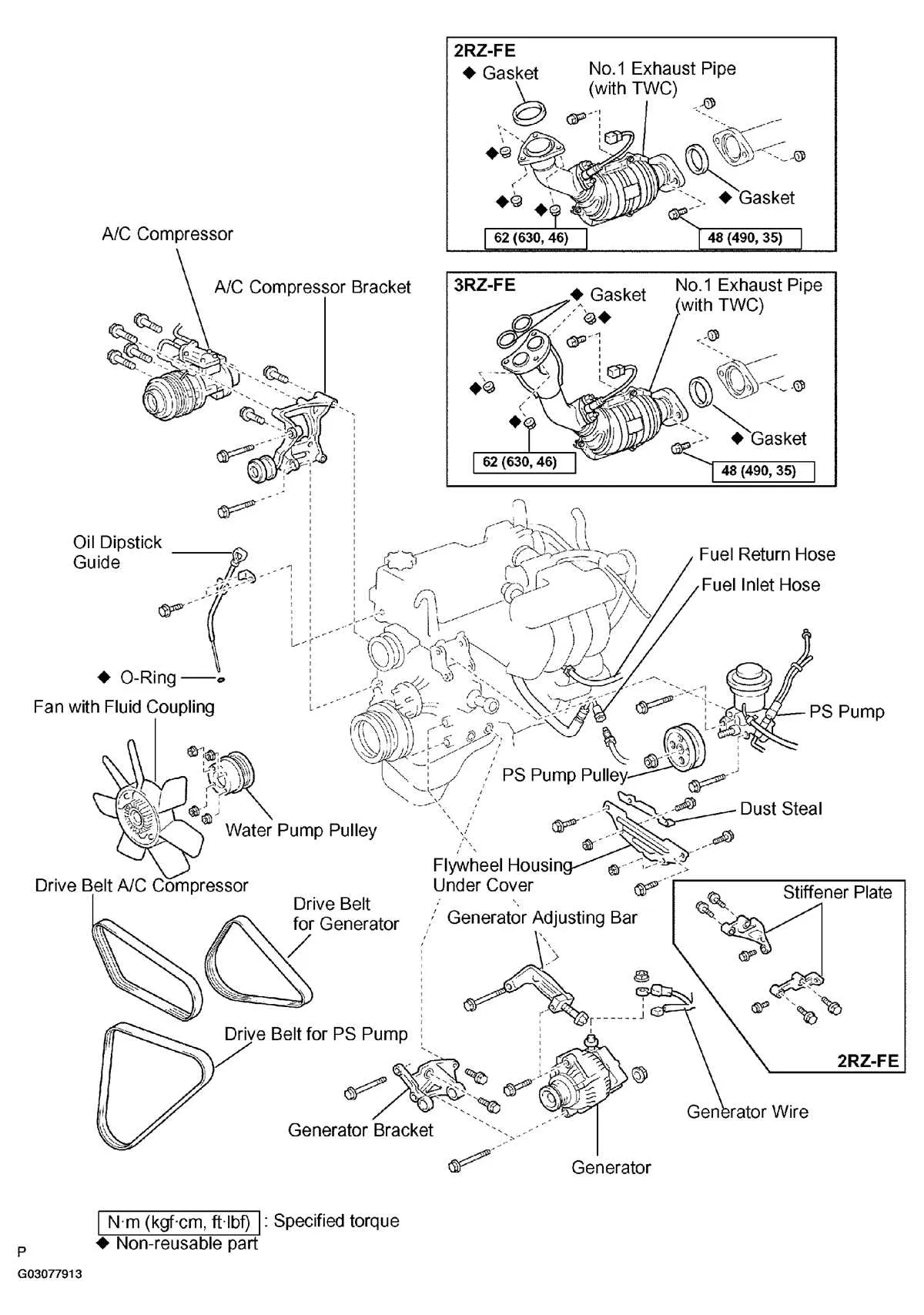 2009 toyota tacoma belt diagram