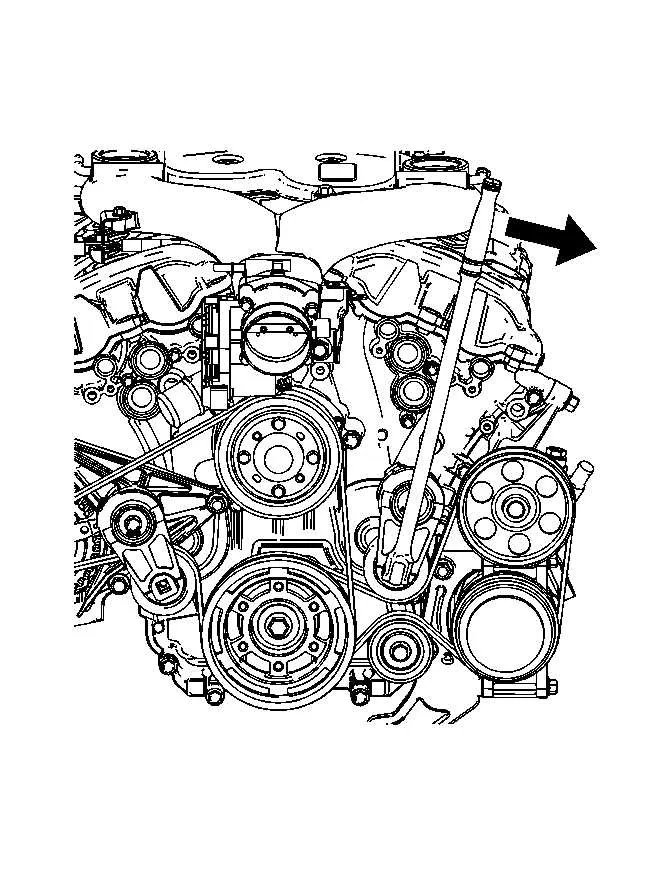 2010 cadillac srx belt diagram
