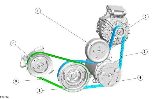 2010 ford fusion 2.5 belt diagram