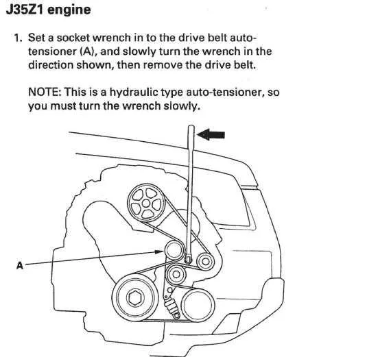 2010 honda pilot belt diagram
