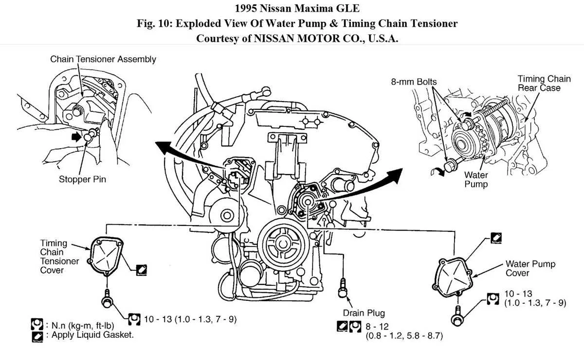 2010 nissan maxima belt diagram