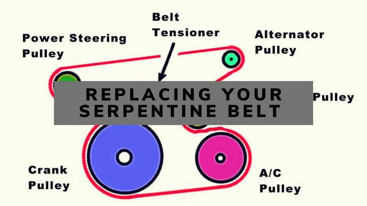 2010 toyota camry power steering belt diagram