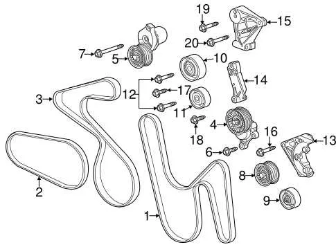 2010 camaro 3.6 belt diagram