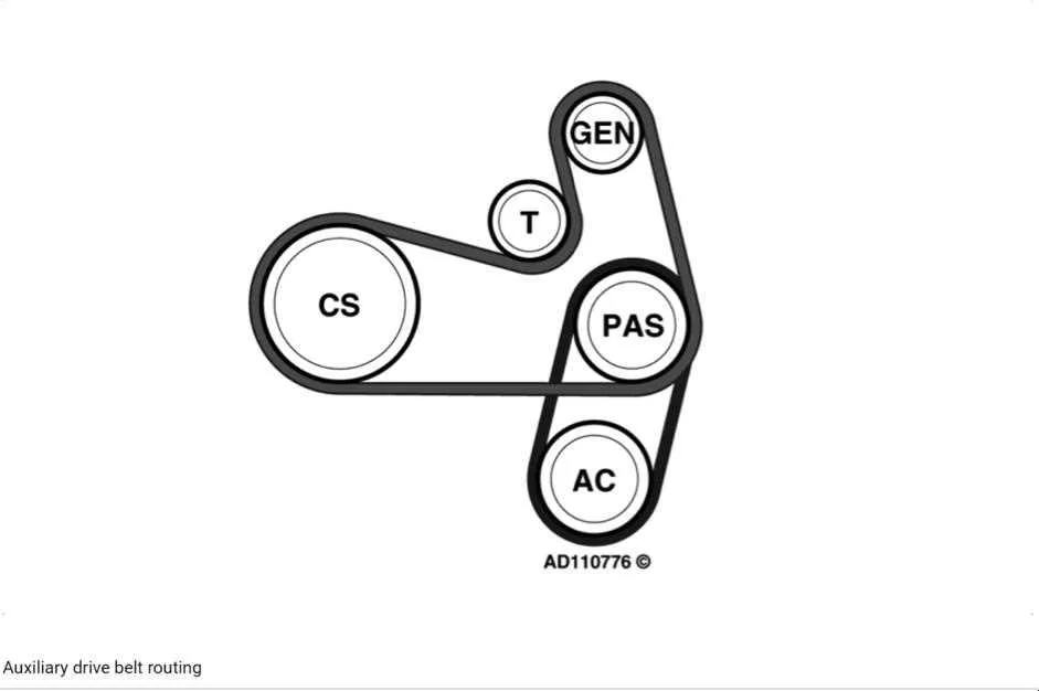 2010 ford fusion belt diagram 4 cylinder