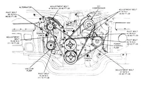 2011 6.7 powerstroke belt diagram single alternator