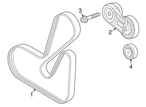 2011 buick enclave belt diagram