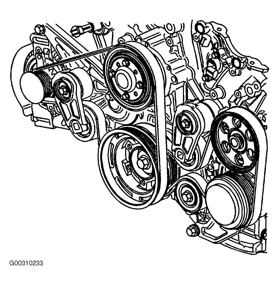 2011 cadillac srx belt diagram