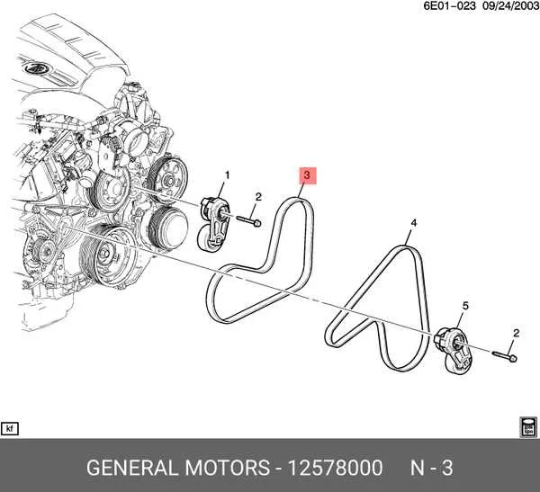 2011 cadillac srx belt diagram