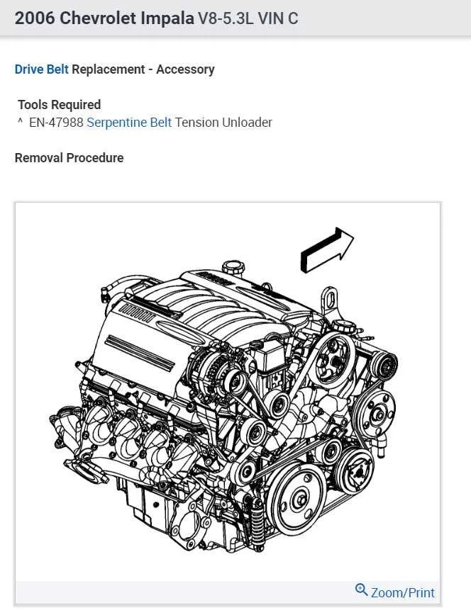 2011 chevy impala belt diagram