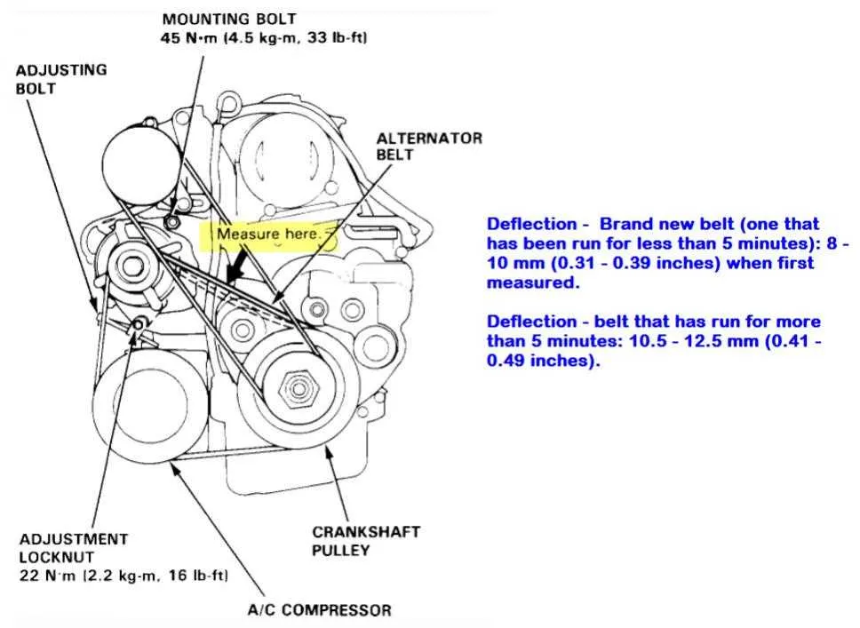 2011 honda accord serpentine belt diagram