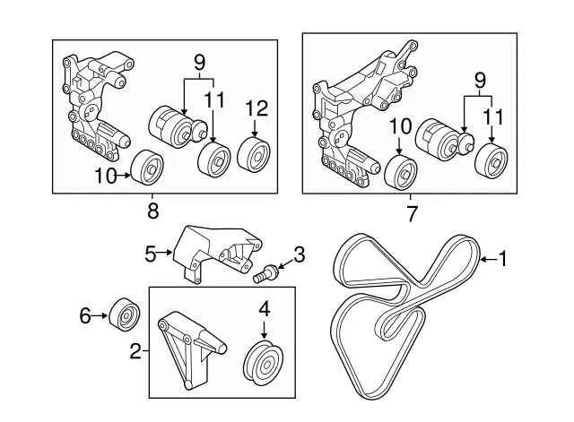 2011 kia soul serpentine belt diagram